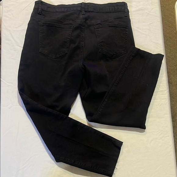 Classic Black Straight Leg Jeans - Picture 6 of 8